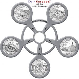 2006 50 State Quarter Coin Carousel